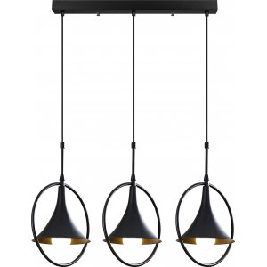 Namur taklampa 3 rak - Svart - Pendellampor