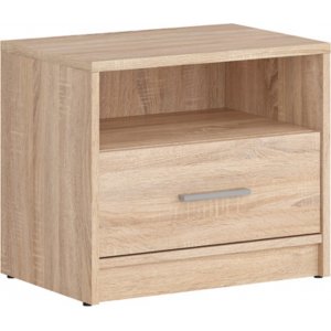 Nepo Plus sängbord - Ljus ek - Sängbord -Sovrumsmöbler - Sängbord