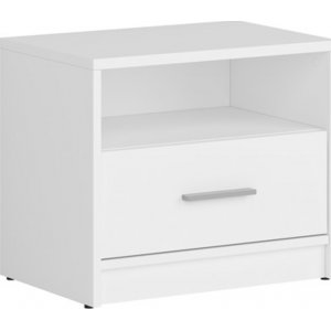 Nepo Plus sängbord - Vit - Sängbord -Sovrumsmöbler - Sängbord