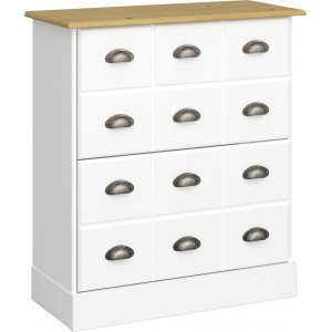 Nola skoskåp - Vit/beige - Skoskåp -Skoskåp - Hallmöbler