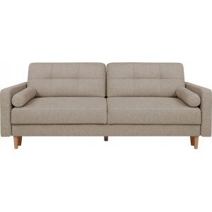 Noret 3-sits bäddsoffa - Beige - 3-sits soffor