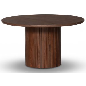 Nova soffbord Ø80 cm - Valnöt - Soffbord i trä