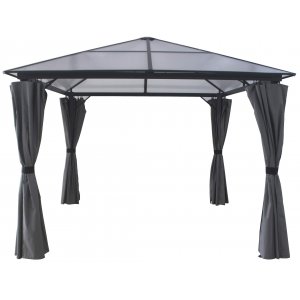 Ostia paviljong - 295x295 cm - Grå - Paviljonger