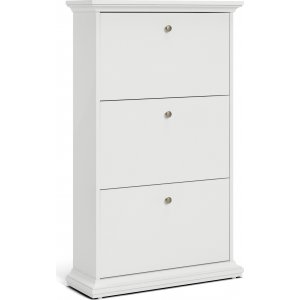 Paris skoskåp - Vit - Skoskåp -Skoskåp - Hallmöbler