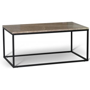 Paus soffbord - Svart underrede / Empradore marmorsten 110x60 cm - Soffbord i marmor