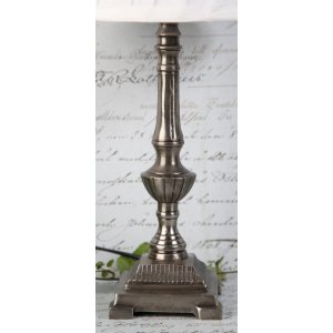 Rio Lampfot H28 cm - Antikt silver - Bordslampor -Lampor - Bordslampor