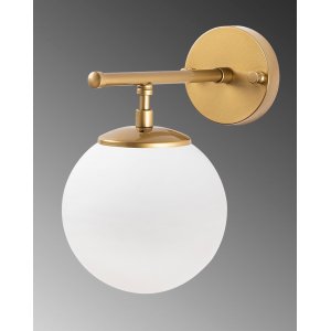 Rosy vägglampa 10725 - Guld/vit - Väggplafonder & väggarmaturer