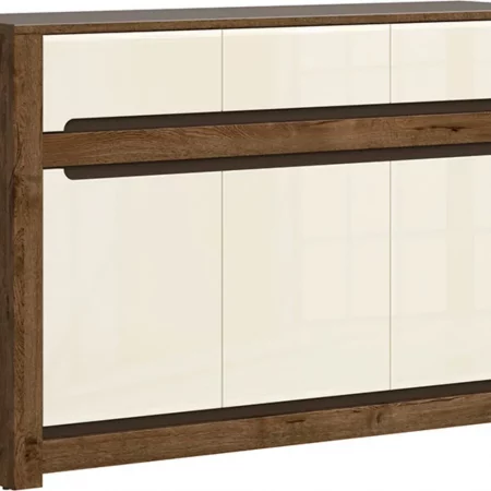 Ruso skänk - Ek/pärlvit - Skänkar & Sideboards -Skänkar & Sideboards - Hyllor & Förvaring