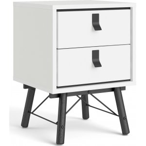 Ry sängbord - Vit - Sängbord -Sovrumsmöbler - Sängbord