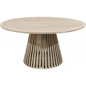 Saltö runt konformat matbord D150 cm - Grå teak - Utematbord