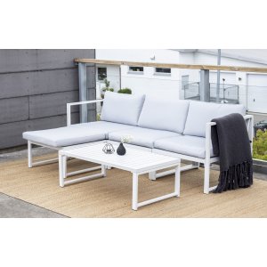 Salvador loungegrupp - Vit/grå - Loungegrupper
