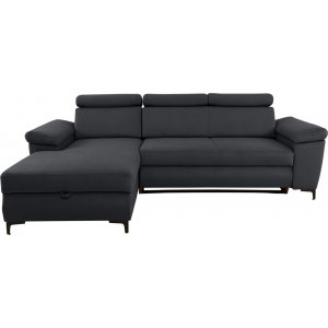 Santi divanbäddsoffa vänster - Grå - Bäddsoffor