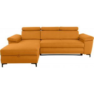 Santi divanbäddsoffa vänster - Orange - Bäddsoffor
