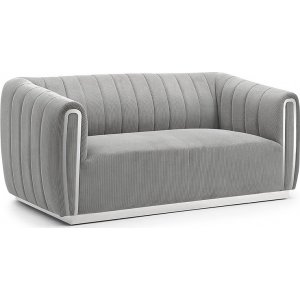 Santorini 2-sits soffa - Grå manchester - 2-sits soffor