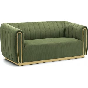 Santorini 2-sits soffa - Grön manchester - 2-sits soffor