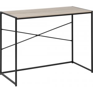 Seaford skrivbord 100 cm - Sonoma ek/svart - Övriga kontorsbord & skrivbord