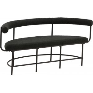 Stallhagen x Josefin Lustig sittbänk - Svart boucle - Sittbänkar