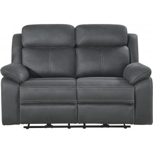 Teddy elektrisk 2-sits reclinersoffa - Grå - Biosoffor & Reclinersoffor