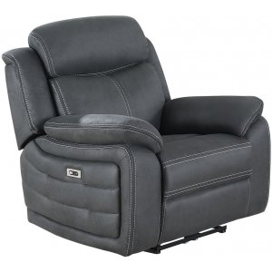 Teddy elektrisk reclinerfåtölj - Grå - Reclinerfåtöljer