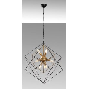 Tilly taklampa 13253 - Svart/antik - Pendellampor