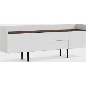 Unit skänk - Vit/valnöt - Skänkar & Sideboards -Skänkar & Sideboards - Hyllor & Förvaring