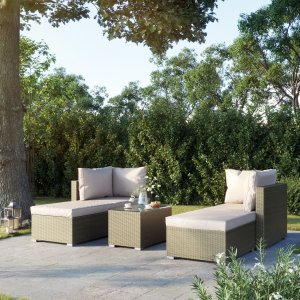 Utesoffgrupp - Grå rotting - Loungegrupper