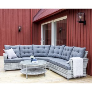 Valencia loungegrupp - Grå - Loungegrupper