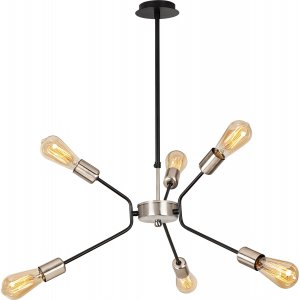 Verum taklampa 3841 - Svart/nickel - Plafonder
