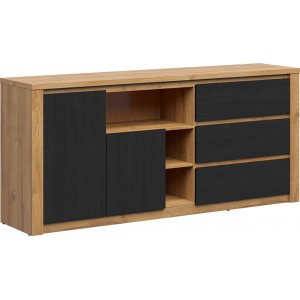 Walton skänk - Ek/svart - Skänkar & Sideboards -Skänkar & Sideboards - Hyllor & Förvaring