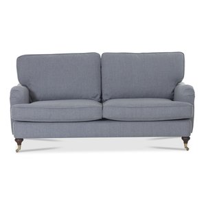 Watford Deluxe Howard 2-sits soffa - Grå + Möbelvårdskit för textilier - Howardsoffor