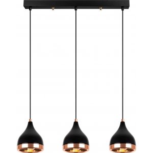 Yildo taklampa 7041 - Svart/koppar - Pendellampor