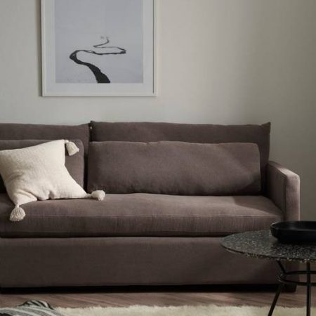 Bild på Soffa Waldoria 4-sits med linneklädsel - Ellos