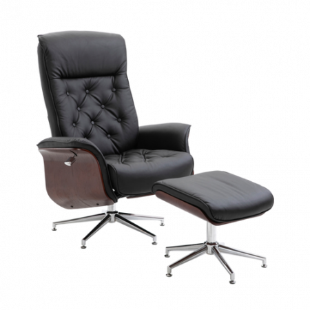 Bild på Fåtölj inkl. fotpall Gert - Venture Home