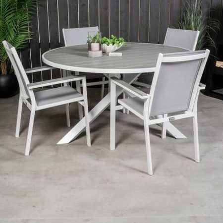 Bild på Matbord Pascal och 4st Pascal mat stol - Venture Home