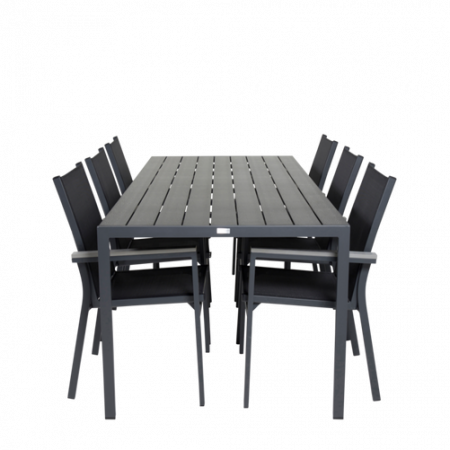 Bild på Matbord Bliss och 6st Pascal mat stol - Venture Home