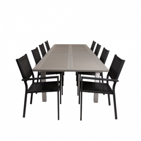 Bild på Matbord Athena och 8st Cassie matstol - Venture Home