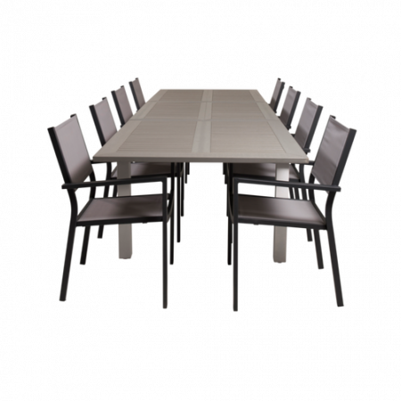 Bild på Matbord Athena och 8st Cassie matstol - Venture Home