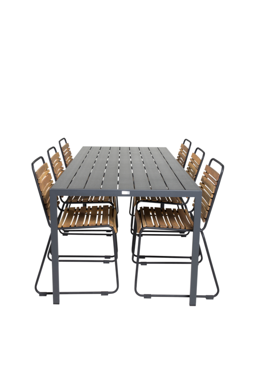 hom_1601212-01_Fs Bild på Matgrupp Bliss inkl 6st Belinda matstol - Venture Home