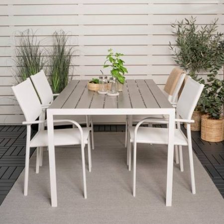 Bild på Matgrupp Bliss inkl 4st Samos matstol - Venture Home