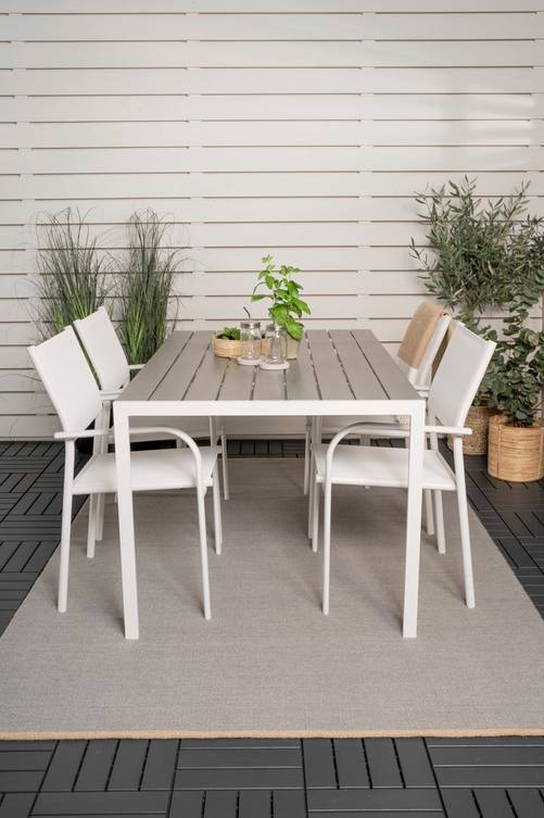 hom_1601292-01_Fs Bild på Matgrupp Bliss inkl 4st Samos matstol - Venture Home