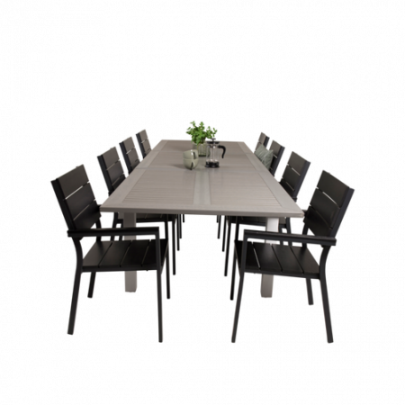 Bild på Matgrupp Athena inkl 8st Louis matstol - Venture Home