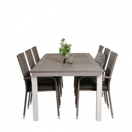 Bild på Matgrupp Athena inkl 6st Astrid matstol - Venture Home