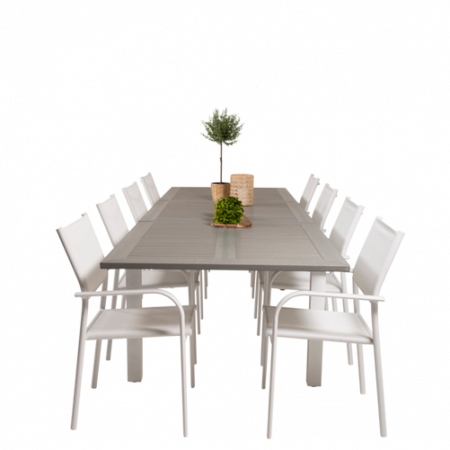 Bild på Matgrupp Athena inkl 8st Samos matstol - Venture Home