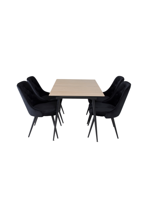 hom_1618963-01_Fs Bild på Matgrupp Solhem inkl 4st matstolar Valleta - Venture Home