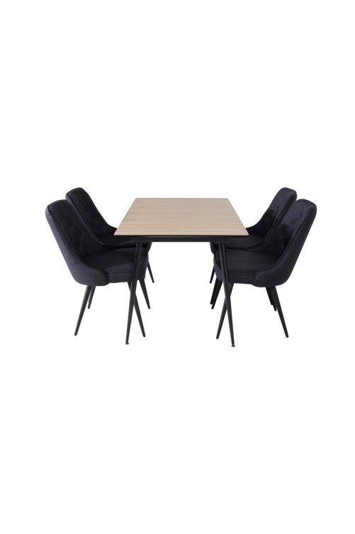 hom_1618964-01_Fs Bild på Matgrupp Solhem inkl 4st matstolar Valleta - Venture Home