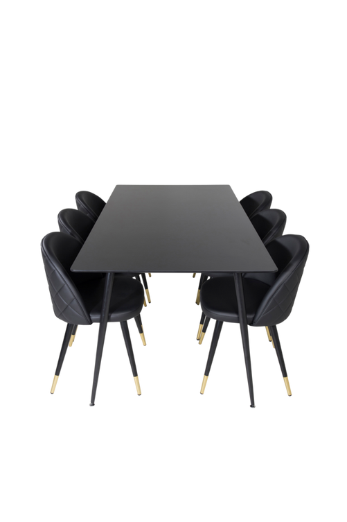 hom_1618973-01_Fs Bild på Matgrupp Solhem inkl 6st matstolar Valleta - Venture Home