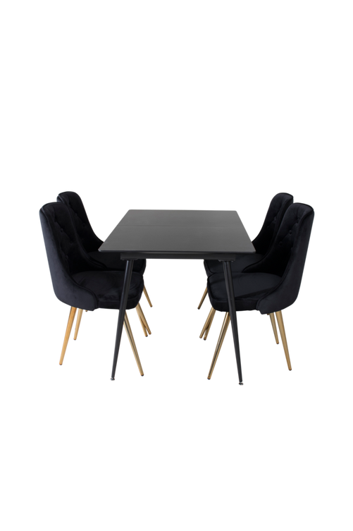 hom_1618997-01_Fs Bild på Matgrupp Solhem inkl 4st matstolar Valleta - Venture Home