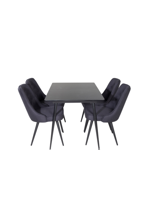 hom_1619000-01_Fs Bild på Matgrupp Solhem inkl 4st matstolar Valleta - Venture Home