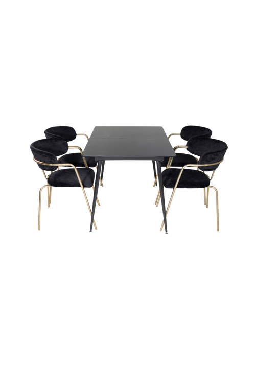 hom_1619003-01_Fs Bild på Matgrupp Solhem inkl 4st matstolar Atticus - Venture Home