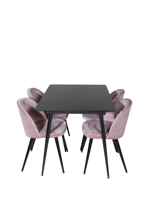 hom_1619009-01_Fs Bild på Matgrupp Solhem inkl 4 st matstolar Valleta - Venture Home